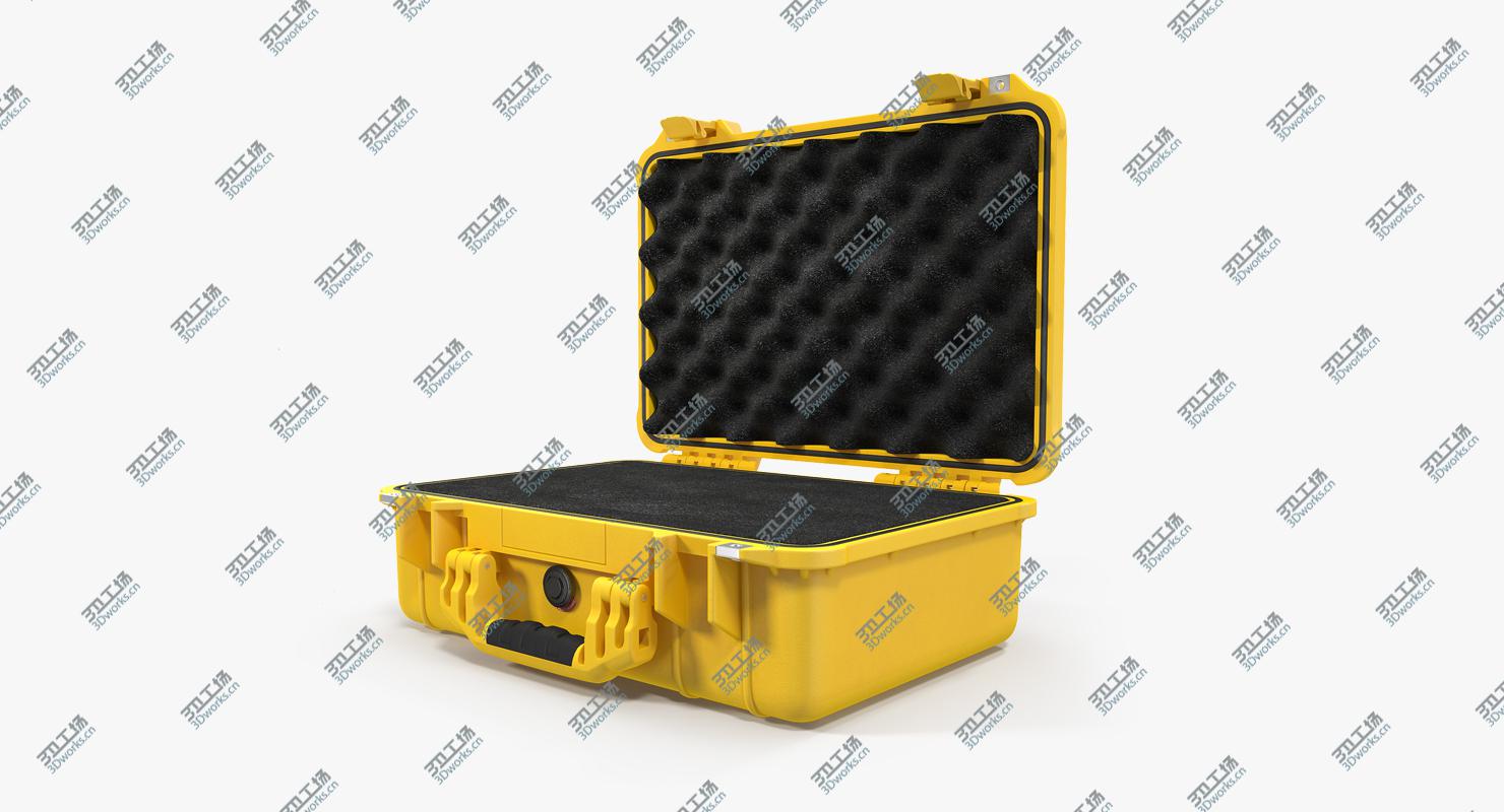 images/goods_img/2021040232/Pelican Case Yellow with Foam 3D model/2.jpg